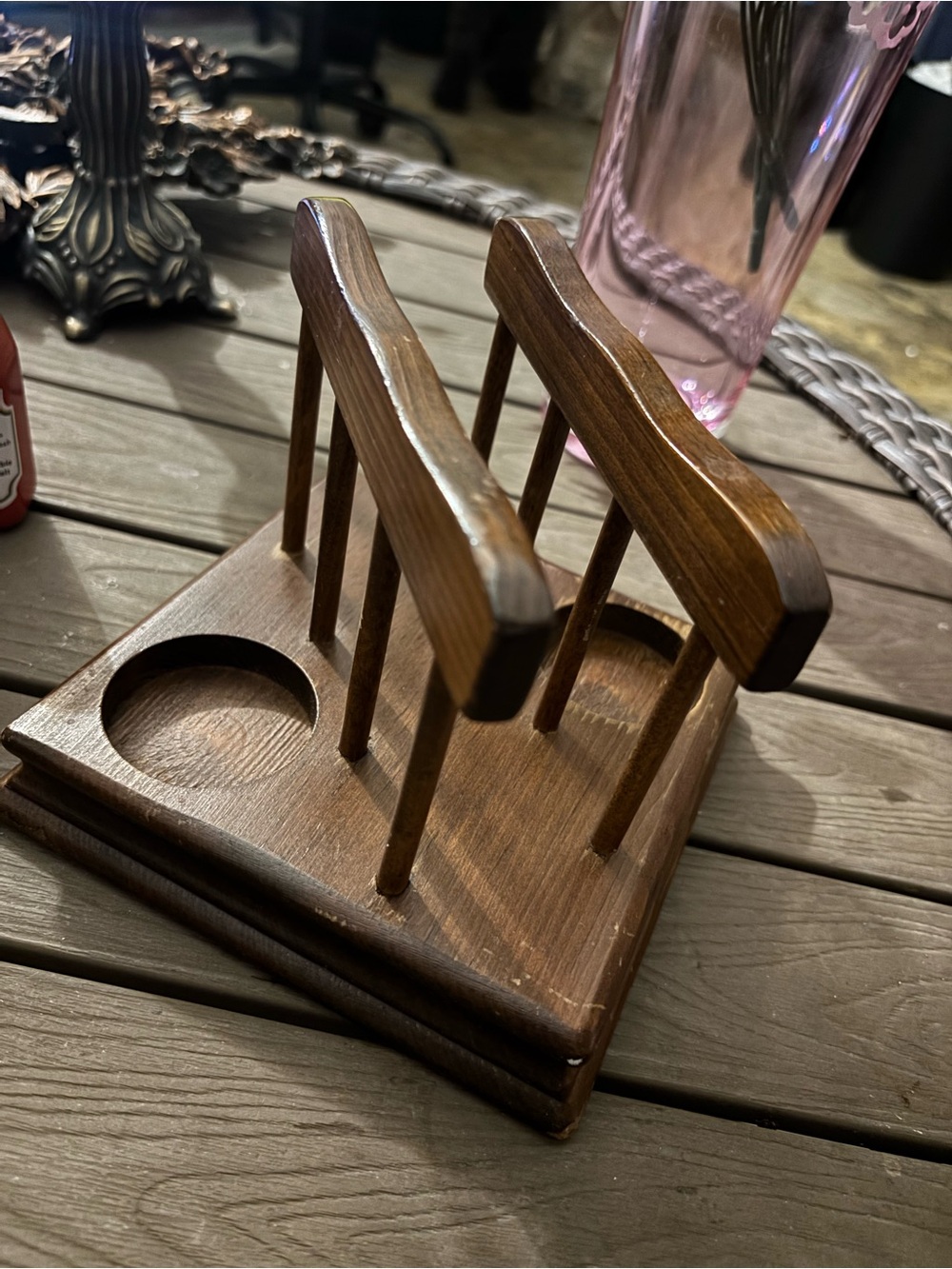 napkin and condiment caddy